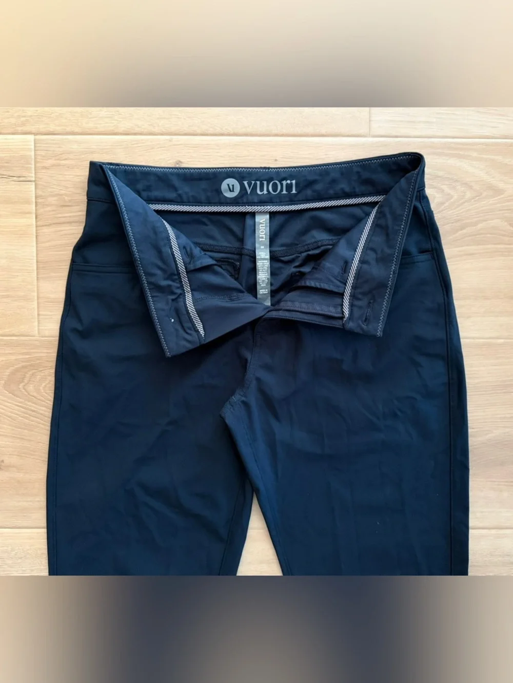 Vuori Meta Athletic Slim Pants in Ink Size 28